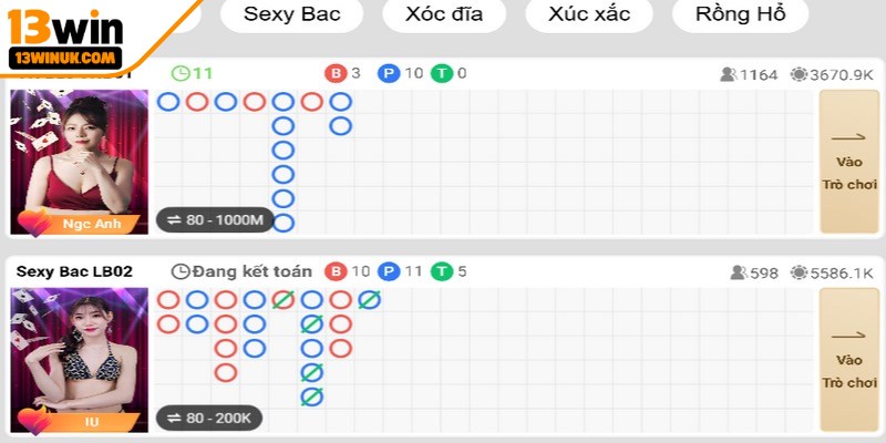 Điểm mặt các sảnh Casino đỉnh cao tại 13Win