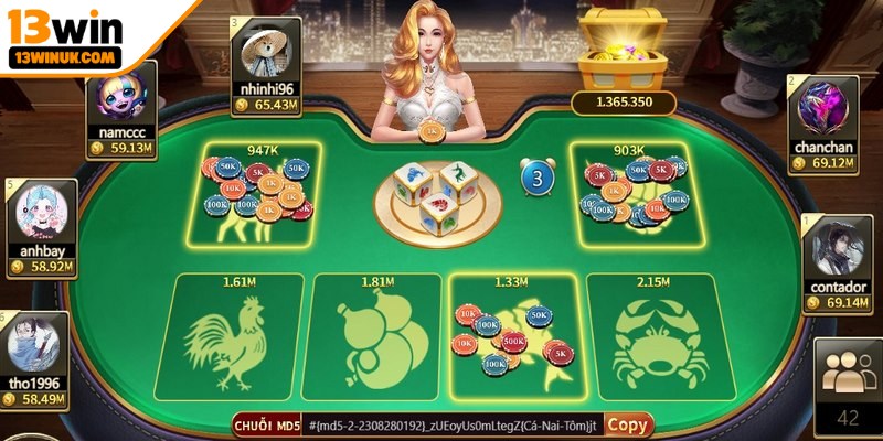 Bầu cua là game có nguồn gốc Việt Nam, thường được chơi vào dịp Tết